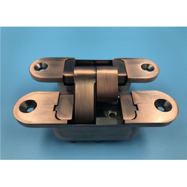Left Open Zinc Alloy Adjustable 3D Concealed Hinges For Interior Wooden Door