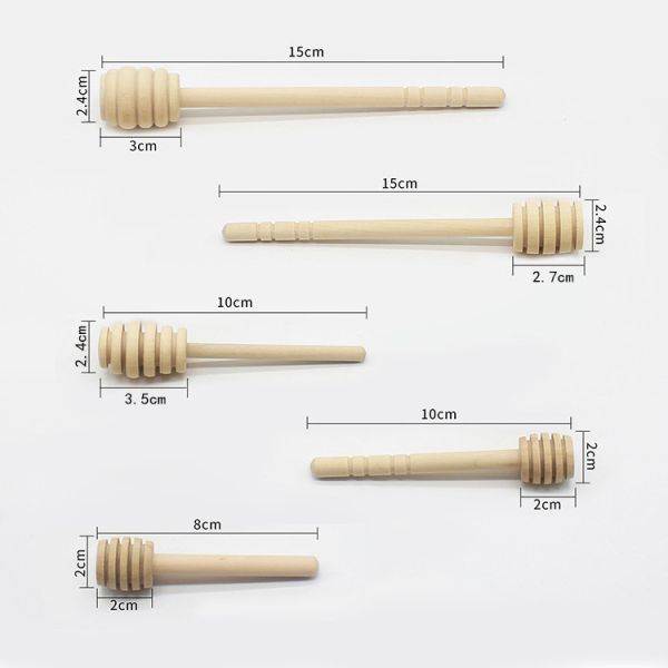 Customized Wooden Honey Stir Sticks Household Milk Tea Coffee Stirring Stick