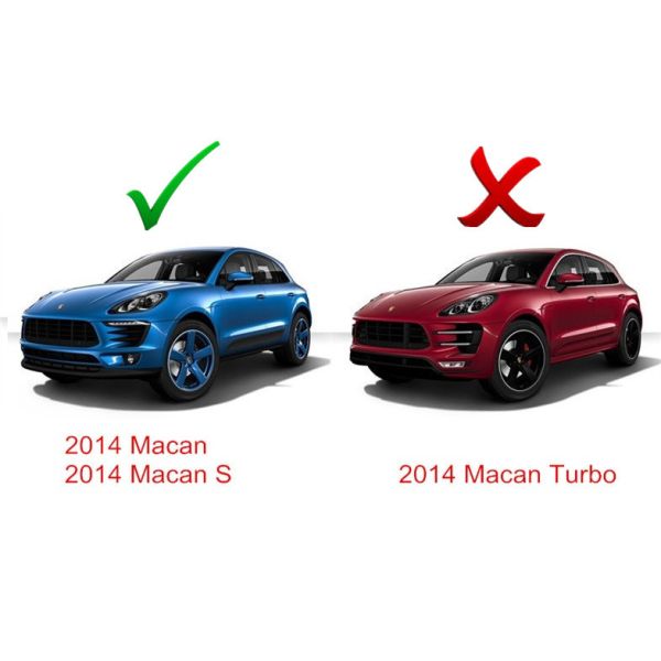 Porsche Macan 2014 Kit de carrosserie / Plaque de dérapage du pare-chocs avant et arrière