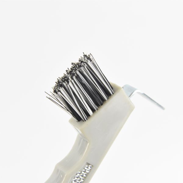 Инструмент чистки копыта лошади утески копыта с черными/белыми стразами картины зебры