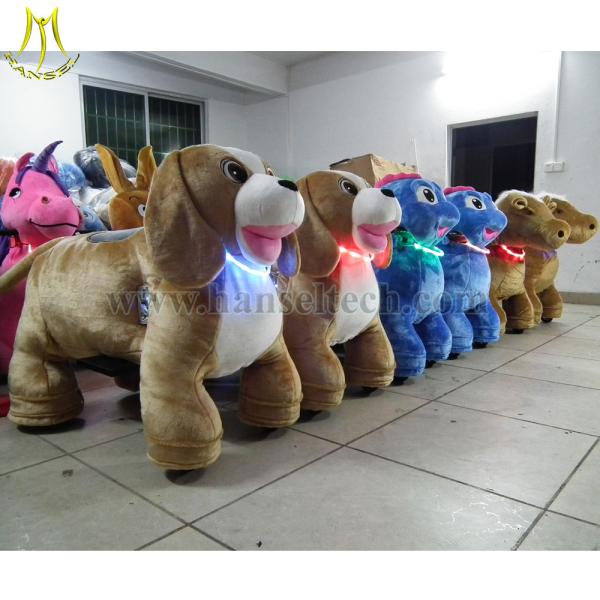 Hansel 2016 high quality Plush Animal Electric Scooter Electric Animal Ride Cheap Go Karts For Sale