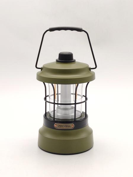 LED Camping Lights Rechargeable Retro Luxury Camping Lantern ABS+PC+Metal φ10.8x18(22.8)Cm
