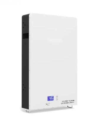 Montador de parede 48V200Ah Energia solar doméstica Armazenamento de energia Sistema de armazenamento de energia Fornecimento de energia Bateria de emergência