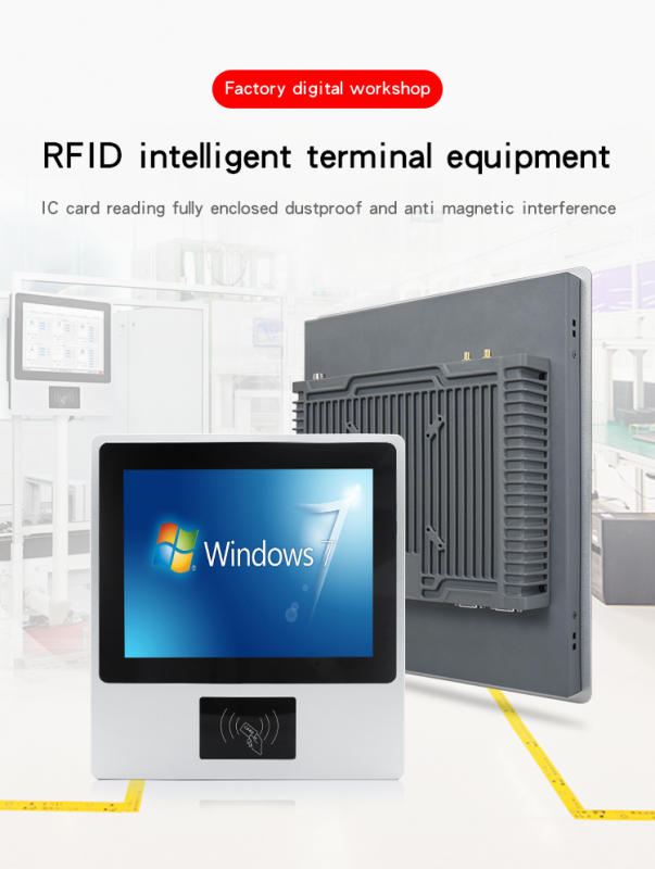12.1 Inch Wall Mountable Self-service Kiosk with 10 Point Capacitive Touch Screen for Indoor Use