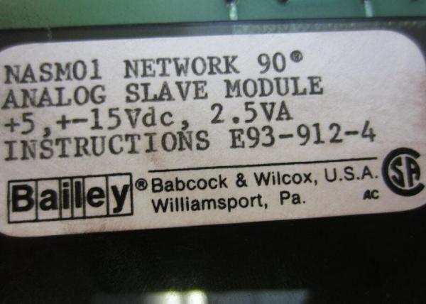 ABB NASM01 Input Module Analog Slave Module Hi Level Module Net 90