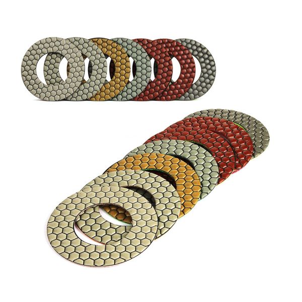 2 -9 Inch Dry Resin Diamond Polishing Pads for Concrete Floors