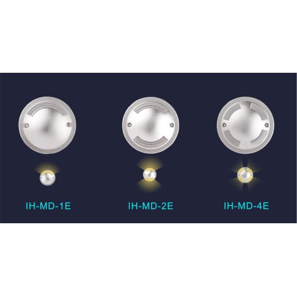 Outdoor Lighting IP67 Waterproof 3*3W Ground Lamp Inground LED Light For Patio Yard