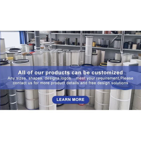 0.3um Пористый фильтр с плюшевым воздушным картриджем для фильтрации пыли на производственных предприятиях