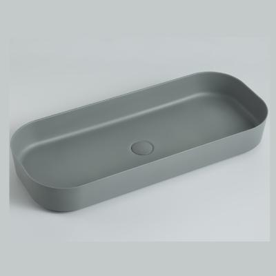 Salle de bain de haute qualité Melamine Hôtel lavabo pour évier de salle de bain en marbre