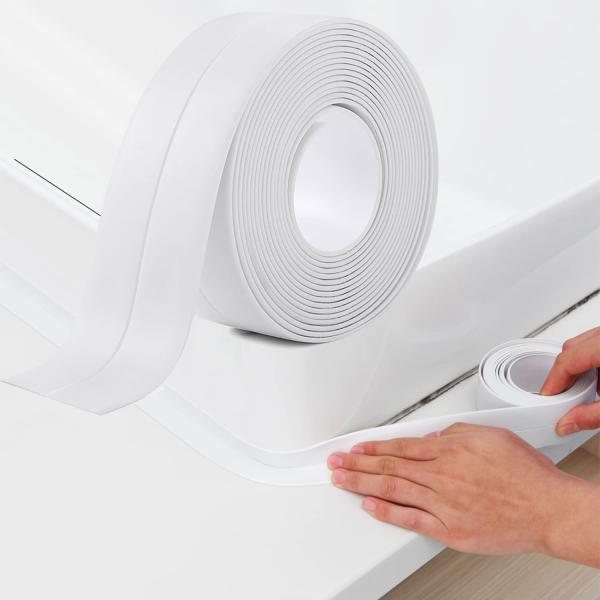 Mildew Resistant PVC Nano Bath Shower Sealant Tape 5m/Roll