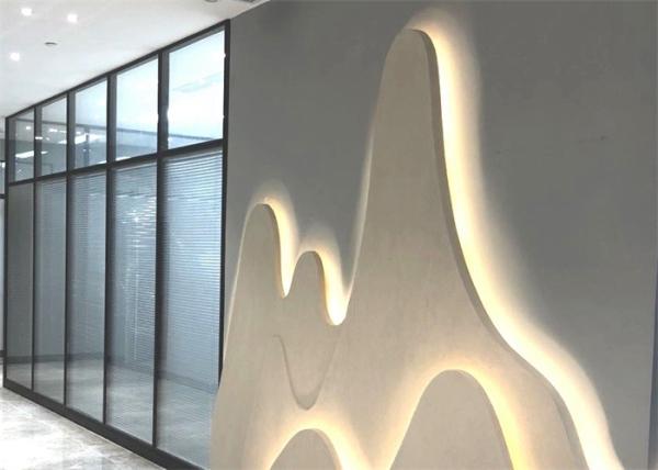 External Operable Office Glass Partition Walls With 80mm Thickness