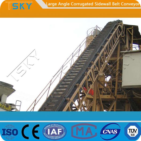 Small Land Occupation B400 400mm Rubber Belt Conveyor