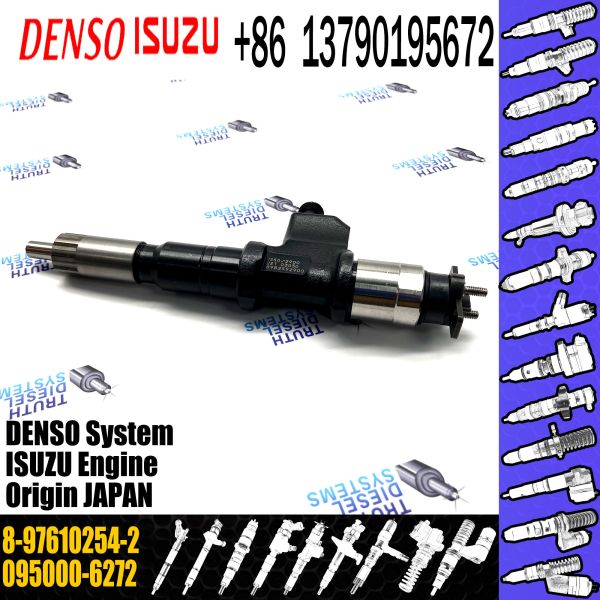 New Diesel fuel common rail injector 095000-6271 095000-6272 8-97610254-1 8-97610254-2 For ISUZU GIGA 6UZ1