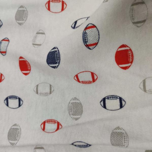 95% Cotton 5% Spandex Printed Interlock Knitted Fabric 190G 40S
