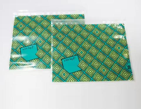 Custom Recyclable CPE Transparent  Flat Plastic Bag for clothing Product etc