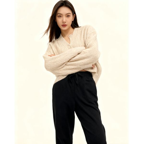 Women's Multi-Color Tapered Jogger Pants - Casual Cotton-Blend Sweatpants
