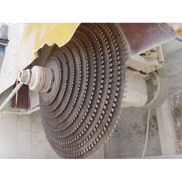 Multi Disc Bridge Stone Block Cutting Machine