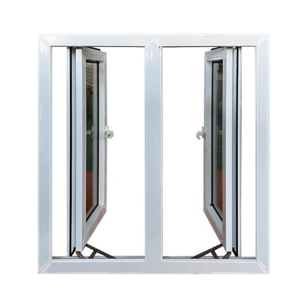 Durable Apartment Glass Casement Window UPVC Inward Opening Casement Window