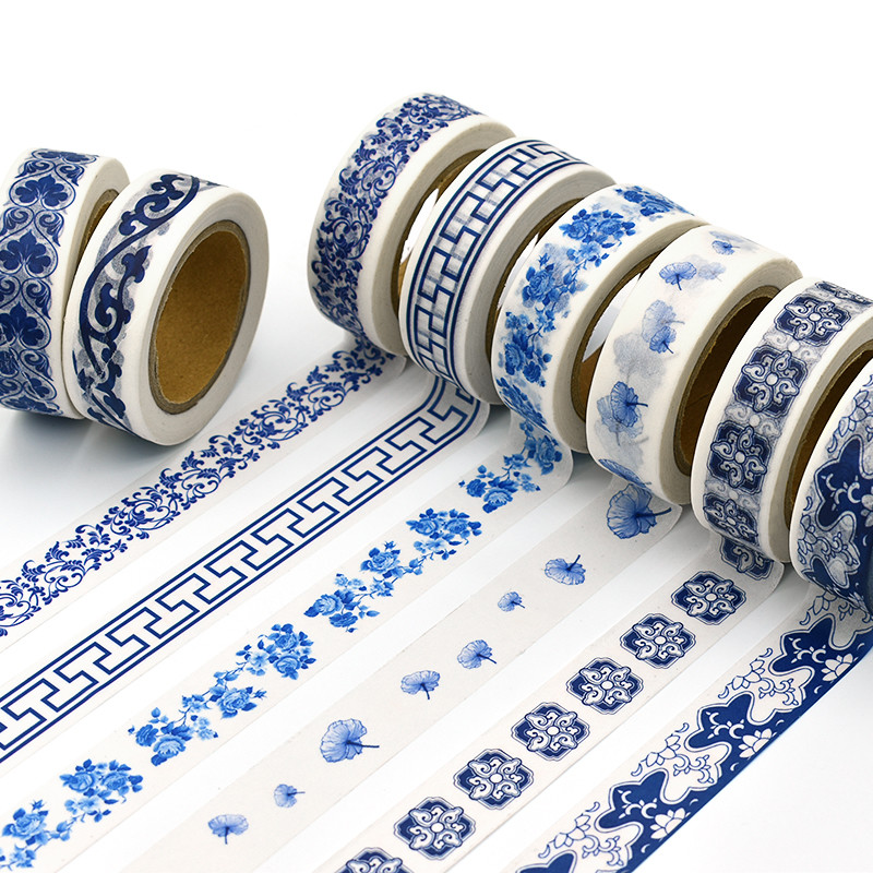 Анти- УЛЬТРАФИОЛЕТОВАЯ красочная лента ширины 30mm декоративная Washi дизайна искусства