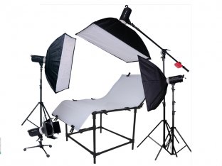 Наборы вспышки освещения студии профессионального дела окончательные