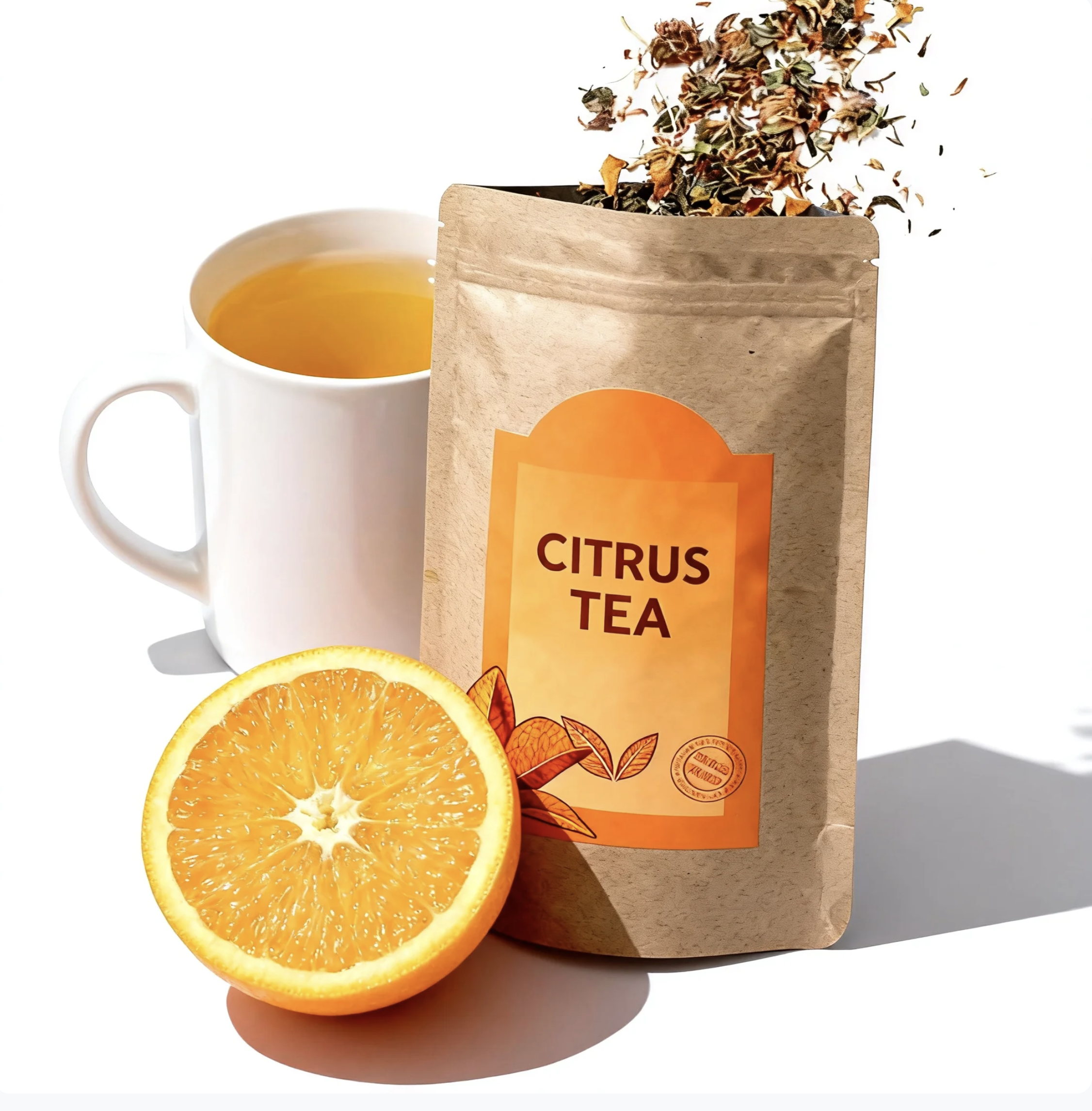 Eco Tea Packaging Pouch Flexible Design Compostable Tea Packaging