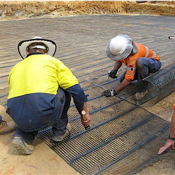 Grelha geográfica uniaxial de polipropileno PP de alta resistência para paredes de suporte