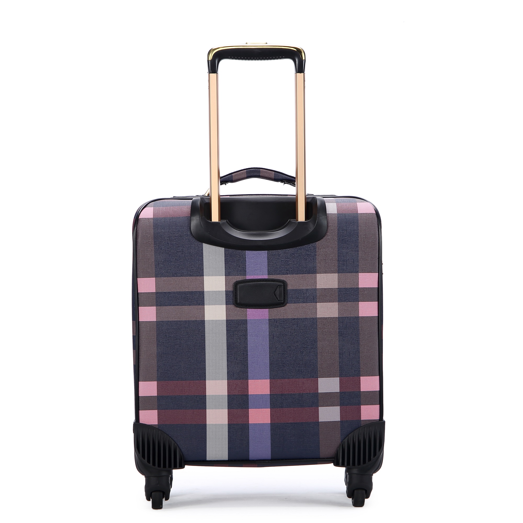 Unisex High Quality Aluminum Rod Trolley Suitcase New Design Leather Luggage with Spinner Caster PU Large Capacity Carry-On Set
