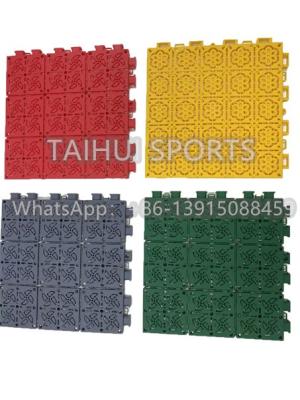 Indoor / Outdoor Basketball Court Tiles , PP Interlocking Sports Flooring Tiles