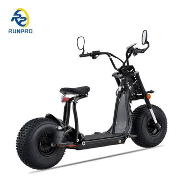 Motoristas Aventureiros Scooter elétrico off-road 3000W com pneus gordos 60V bateria de lítio
