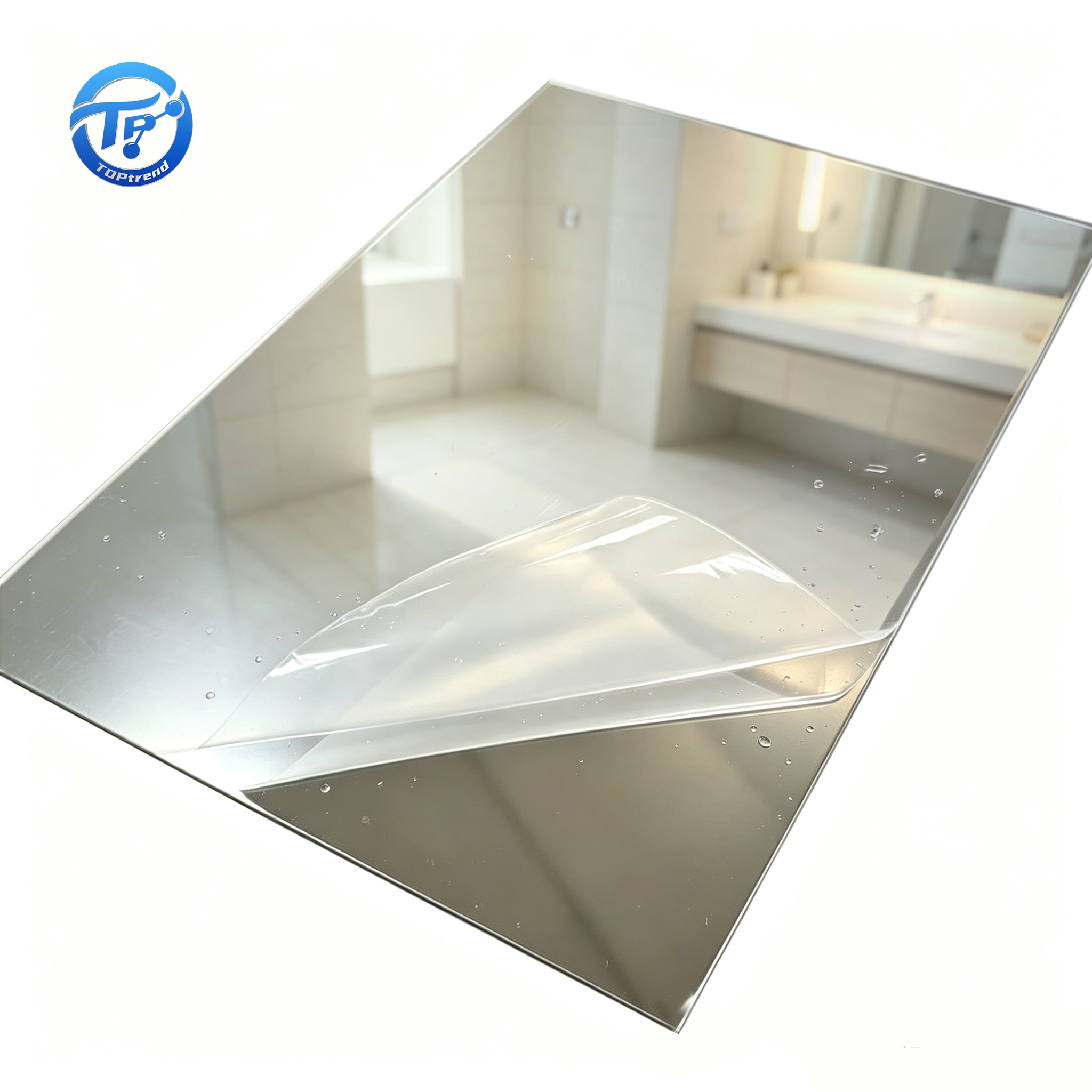Anti Fog PC Flexible Plastic Sheet Moisture Resistance For Bathroom Shower