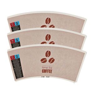 Échantillon gratuit avec logo FSC respectueux de l'environnement, matériau brut pour gobelets en papier, ventilateurs en papier PE