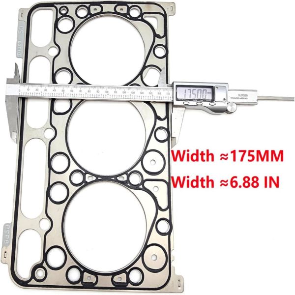 Head Gasket 1G750-03602 16487-03310 for Kubota Engine D1703 Excavator KX033-4 KX040-4 KX91-3S2 U35-4 U35-S2