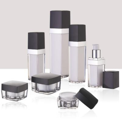 Acrylic Airless Cosmetic Pump Bottle 15ml 30ml 50ml 100ml