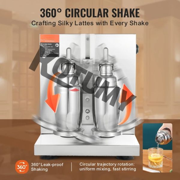 Double Head Milk Shake Mixer Machine Commercial Milk Tea Machine Food Processing Line