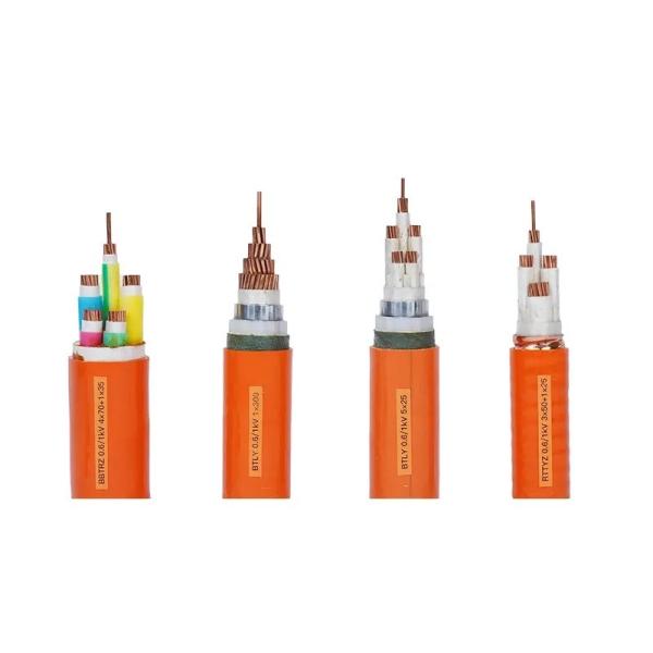 Retardante de Chama Flexível Mineral Isolado Condutor de Cobre Cabos Elétricos Impermeáveis