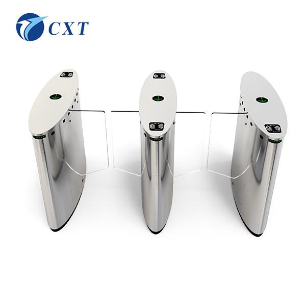 Stainless Steels Self Protection Sliding Gate Turnstile Acrylic Swing Barrier Gate 510TY-