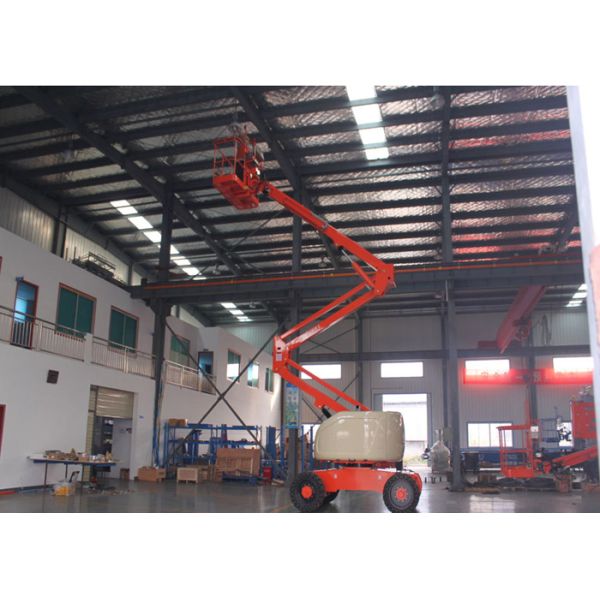12M Articulated Boom Cherry Picker Truck for 7.6M Max Horizontal Reach Aerial Operation