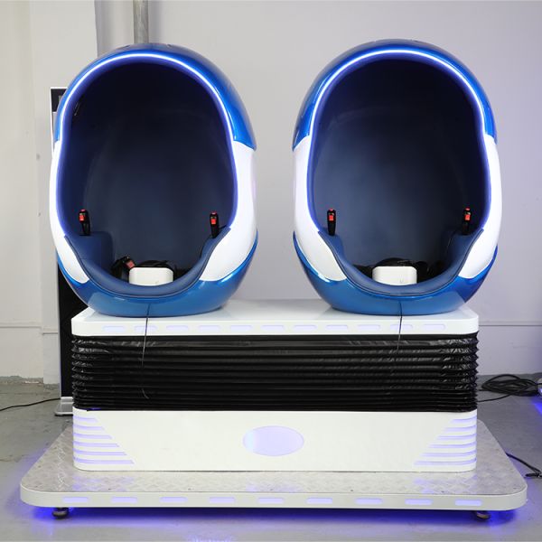 Hot Selling 42 Inch VR Cinema Equipment Coin Operated 9D VR Double Egg Chair Game Machine
