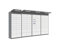 Casiers de la livraison de colis/système livraison futés de colis pour le supermarché d'appartement