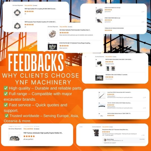 YNF CF-A-250-S0 CF-A-250-O0 Size 250 Excavator Pump Coupling Flexible Rubber Coupling for High-Quality Performance