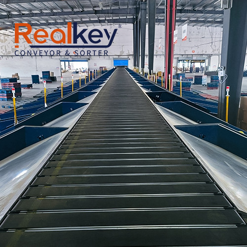 Flexible Multi-Size Warehouse Sorter Mixed SKU Handling, Envelope to Carton Sorting