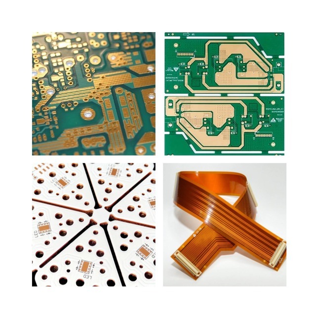 1.0MM Board Thickness Flexible PCB Yellow Overlay Color High Flexibility