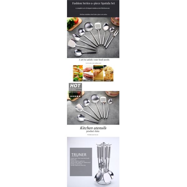 Restaurant Hotel Stainless Cutlery Set Durable Kitchen Tools with Knife Fork Spoon