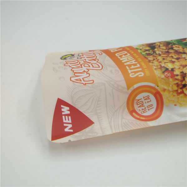 Glossy Colorful Plastic Pouches Packaging , Snack Food Packaging Bags For Chips