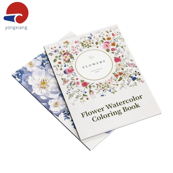Customized Coloring Book Printing Gloss / Matte Lamination Softcover Book Printing Ecofirend Paper