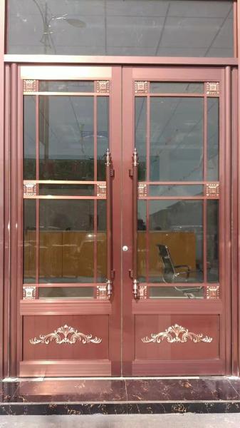 China Factory Good Price Corner Doors Commercial Kfc Shop Front Store Front Door Double Automatic Swing Glass Entry Door