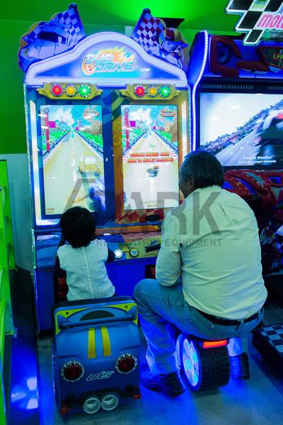 3d Video Car Racing Arcade Games / Coin Operated Amusement Machines
