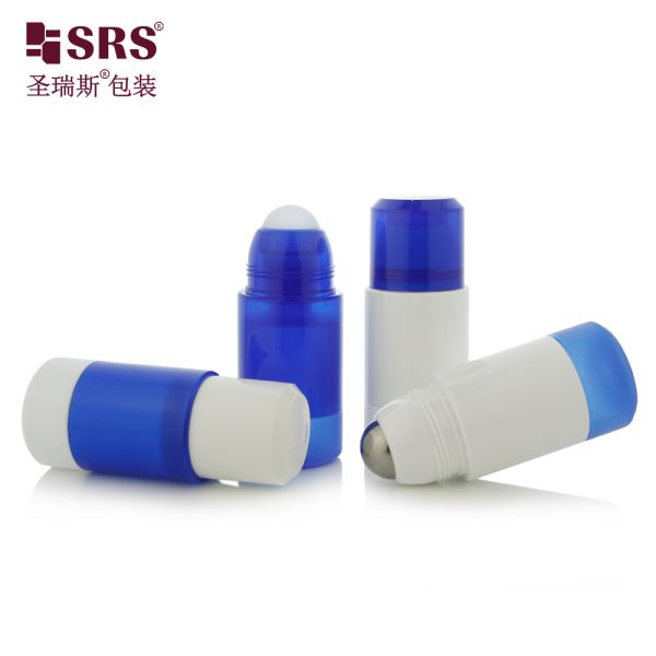 RPPE 50ml 75ml Luxury Replaceable Roller Ball Bottle PP PCR MONO Material