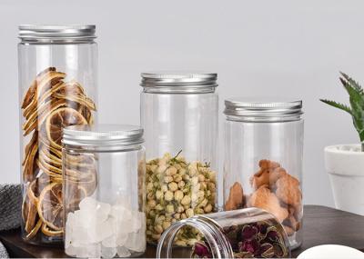 25ml-1000ml Plastic Food Storage Jars With Lids Round Pet Container Tasteless