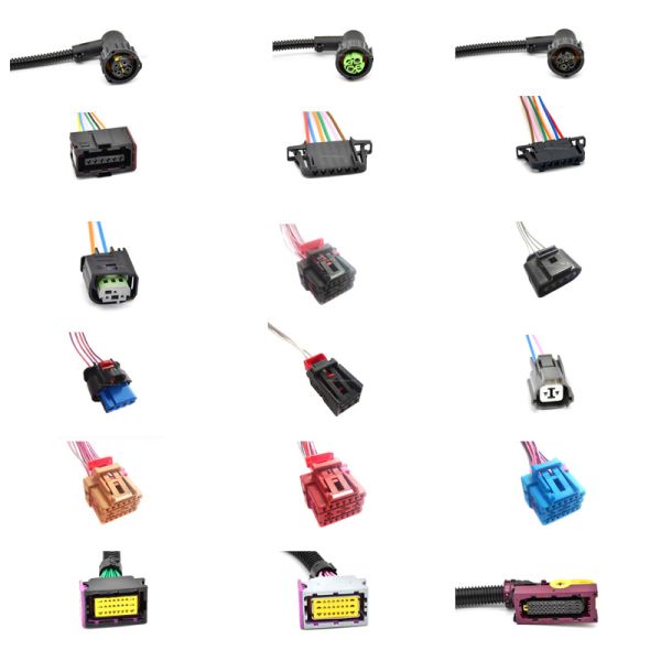 7283-7449-30 4 штифтов зажигания катушки разъединитель черный женский авторазъединитель